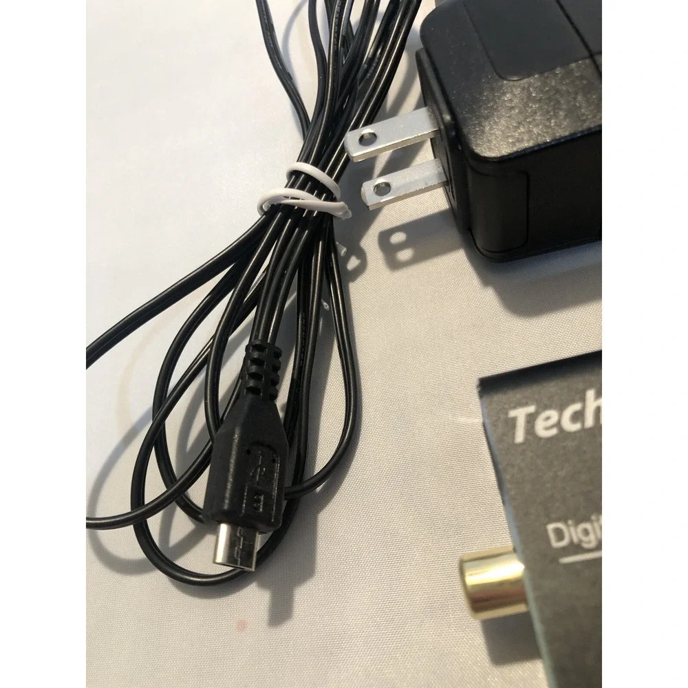 Techole Digital to‎ Analog Audio Converter 192kHz & Power Cord, Digital Toslink